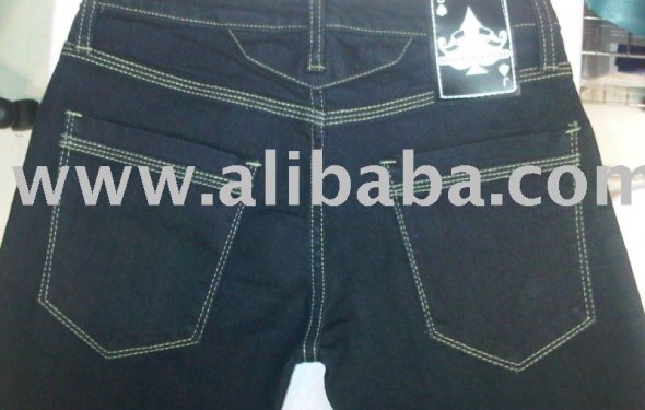 Black Jack Card Jeans