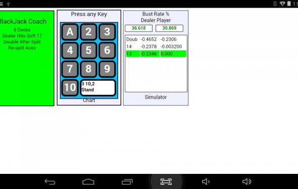 BlackJack Strategy- screenshot