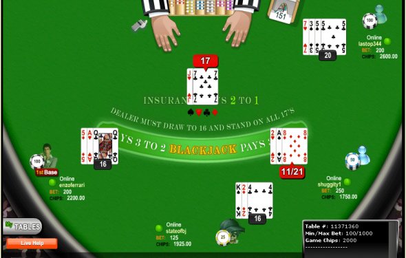 Multiplayer Online Blackjack