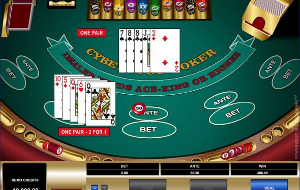 Casino, wild jack odds card