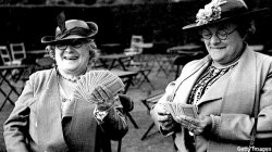 10th August 1942: Two ladies play whist in London, 1942 (Pic: R. J. Salmon/Fox Photos/Getty Images)
