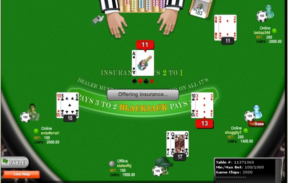 play world blackjack tournament online