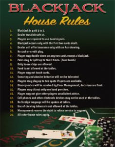 rules to black jack