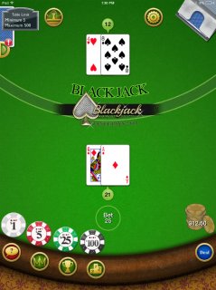 Blackjack win