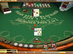 Insurace being offered playing online blackjack