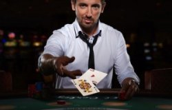 Man At Blackjack Table