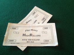 Play Money for Las Vegas Theme Party