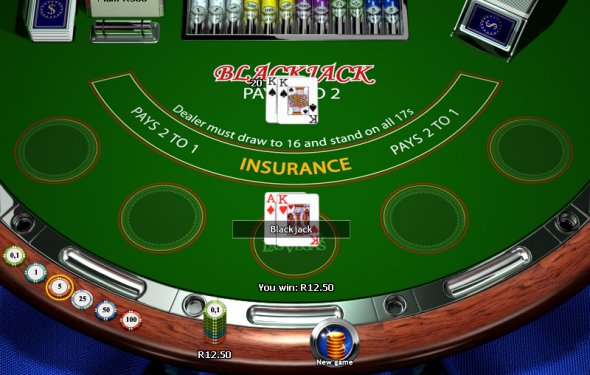 are vegas blackjack face up or down