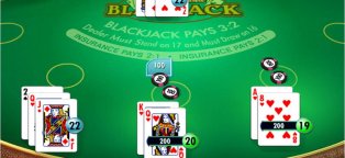 Blackjack Switch game
