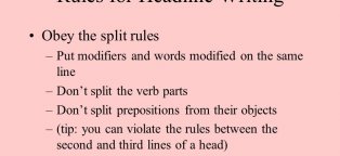 Split rules