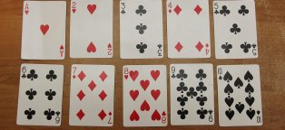 Ten card game