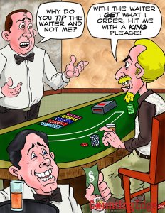 Tipping the casino dealer