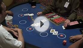 Blackjack Card Game in Las Vegas Casino Video of Dealer