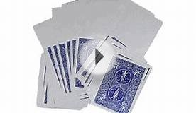 Blank Face Card Deck - Blue