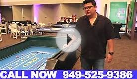 Craps Table Rentals Orange County California (949) 525-9386