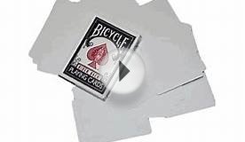 Double Sided Blank Magic Bicycle Cards Have No Markings