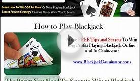 How To Play and Win At Blackjack - Free Advice