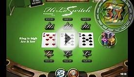 Online High Low Switch Casino Card Game Net Entertainment