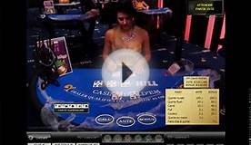 online live dealer casino little blackjack winning session