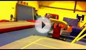 Tumbling- Jack Williams 9 year old- Double Back Somersault